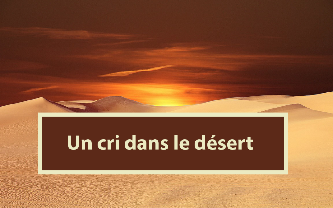 Un cri dans le désert (En créole)